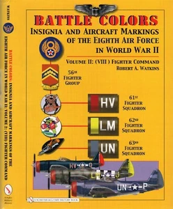 Battle Colors II - Fighter Command-Insignia-Aircraft Makings 8th Air Force WWII - Imagen 1 de 5