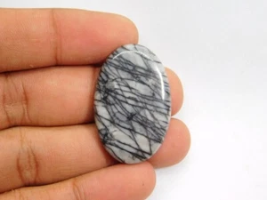 Natural Spider Web Jasper Cabochon Loose Gemstone For Jewelry 40 Cts. ME-5124 - Picture 1 of 4