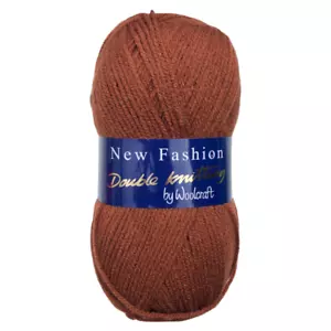 Woolcraft DK Wool Yarn New Fashion Double Knit Knitting & Crochet PACKS OF TEN - Picture 1 of 96