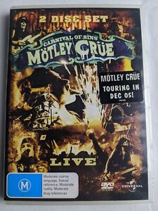 Motley Crue - Carnival Of Sins - Live  (DVD, 2005) Region 2, 4 & 5 | GC