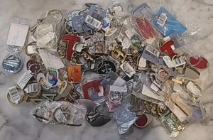 VINTAGE TO NOW KEYCHAIN LOT OF 77 - NEW & UNUSED - 4 POUNDS -COLLECTIBLE/ RESALE - Picture 1 of 5