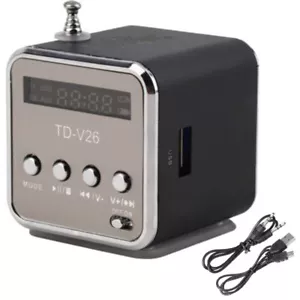 Mini Funk Bluetooth Lautsprecher Kabellos Tragbar FM Radio mit USB TF Slot 3,5mm - Bild 1 von 12