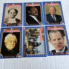 Lot (24) 1992 Starline AMERICANA Martin Luther King Jr Harriet Tubman Cards (h)