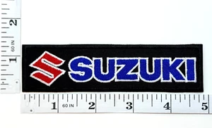 Embroidered Patch - Motorcycles - Racing - ATV - NEW - Iron-on - Suzuki - Picture 1 of 1