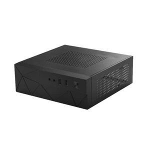 Mini ITX PC Case, Mini Tower Small Form Factor fit PICO PUS Power Supply, Black - Bild 1 von 13