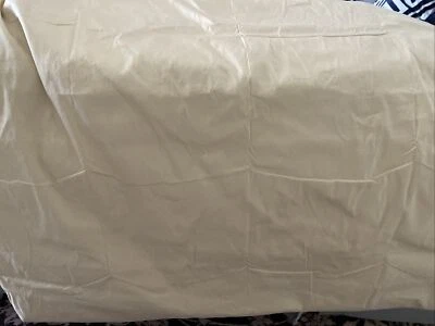 Restoration Hardware Single Gold Thai Silk Drapery Rod Pocket 100"W x 120”L - Image 1 of 4