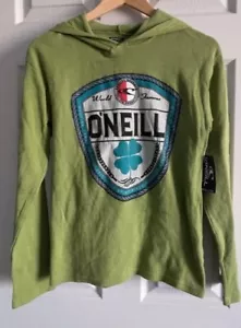 Hurley Hoodie Pullover Boy's S 8 Green Waffle Long Sleeve Dublin NWT $34.50 - Picture 1 of 11