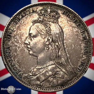 Great Britain 1890 British One Shilling GB0573 - Picture 1 of 2