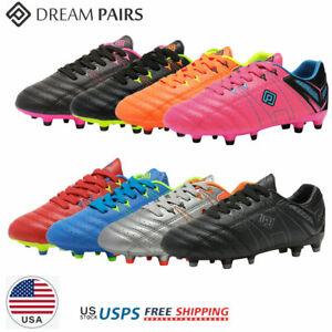 DREAM PAIRS Kids Girls Boys Soccer Shoes Outdoor Soccer Cleats Shoes Trainers