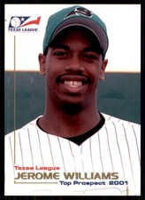 2001 Grandstand Texas League Top Prospects Jerome Williams Shreveport Swamp