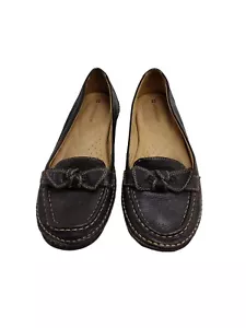 Naturalizer Levity Damenschuhe braunes Leder Slipper Schleife 2080220 Größe 8,5N - Bild 1 von 11