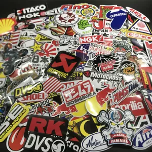 Lot Set of 120 Motorcycle Motocross Decals Stickers Racing ATV UTV Dirtbike - Foto 1 di 9