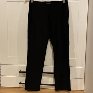 Pantalones EILEEN FISHER Pull On Ligeros Viscosa Tejido Cintura Elástica Negros Talla XS - Imagen 1 de 5