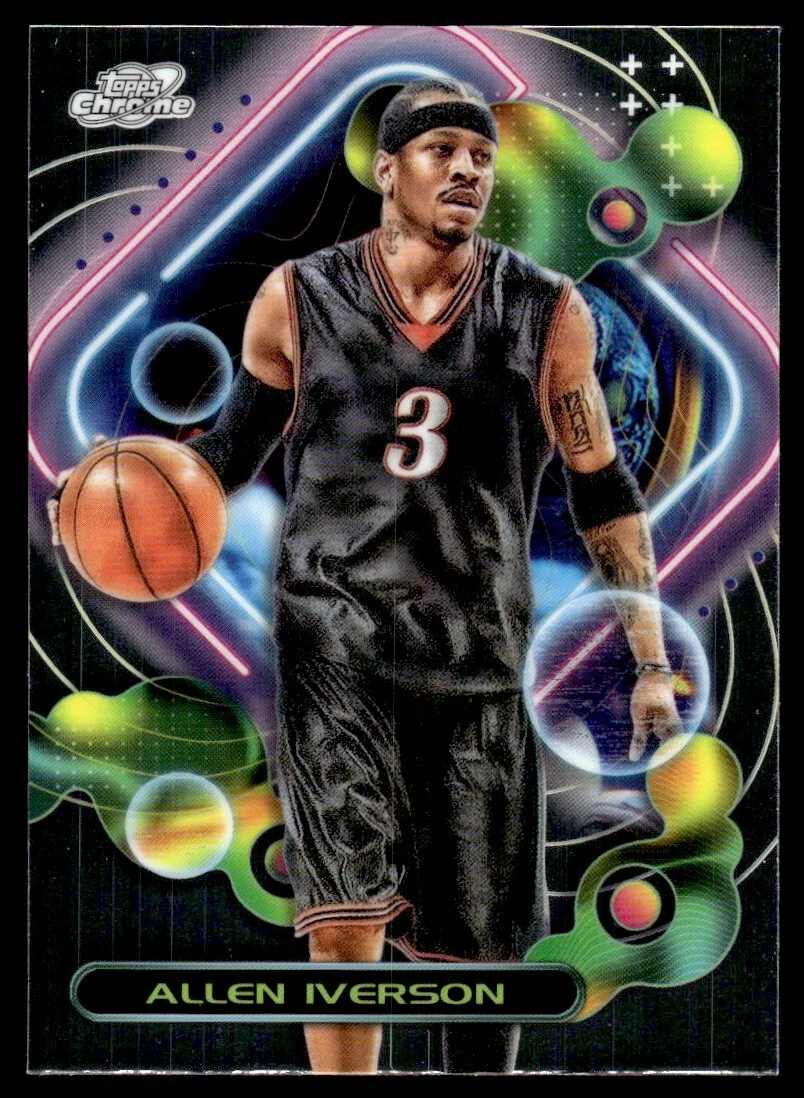 2023-24 Topps Chrome Cosmic Allen Iverson Philadelphia 76ers #99