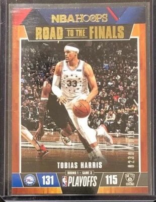 2019-20 Panini Hoops Basketball Tobias Harris Road SP #d 0230/2019 Card #17 - Image 1 of 2