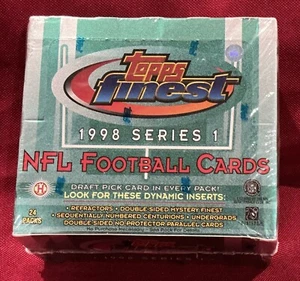 1998 TOPPS FINEST FOOTBALL FACTORY SEALED BOX WAX HOBBY SERIES 1 PEYTON MANNING - Picture 1 of 3