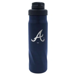 Atlanta Braves 20oz Morgan Stainless Steel Water Bottle [NEW] MLB Tumbler Mug - Picture 1 of 1