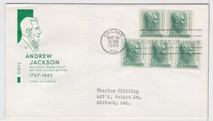 TurtlesTradingPost- Andrew Jackson 1 Cent - 1963 - #1209 FDC Farnam Cachet - Picture 1 of 1
