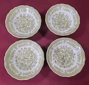 Royal Staffordshire Avondale Ironstone Green di J & G Meakin 4 ciotole per cereali 6,5" - Foto 1 di 8