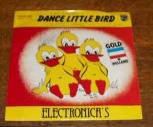 ELECTRONICA CHICKEN DANCE LITTLE BIRD OKTOBERFEST TIN SOLDIER 45 RECORD AUSTRIA - Imagen 1 de 5