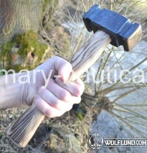Blacksmith's Hammer,Handmade item 3 lbs iron Hammer Classic sledge hammer - Picture 1 of 6