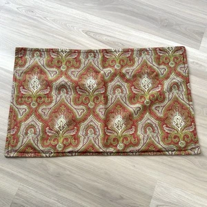 Pottery Barn Red Paisley Lumbar 16" x 26" Pillow Cover Throw Pillow Case - Picture 1 of 7