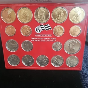 2009 United States Mint Uncirculated Coin Set Denver Philadelphia #S05 - Picture 1 of 4