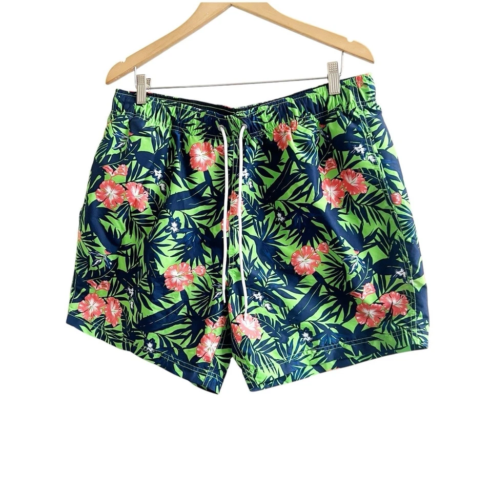 Bañador corto Nautica tropical hawaiano para hombre nuevo sin etiquetas talla XL forrado Foto 1 de 4