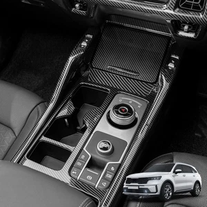 RHD Interior Gear Shift Panel Cover Trims For Kia Sorento 2021-2025 Accessories - Picture 1 of 5