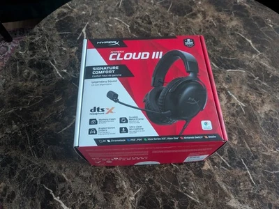 HyperX Cloud III Ohrumschließender Gaming-Kopfhörer - Schwarz - Bild 1 von 4