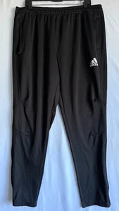 Pantalones de Pista Adidas Climacool Hombres 2XL Negros Entrenamiento Ligeros Cremallera Inferior de la Pierna - Imagen 1 de 17