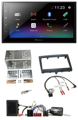 Pioneer USB Bluetooth DAB 2DIN Lenkrad Autoradio für Porsche Boxster 911 Cayman - Bild 1 von 4