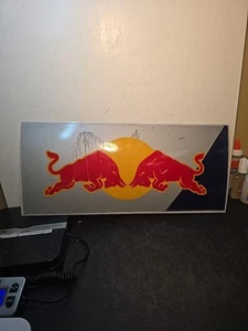 Red Bull Large 18” Vinyl Decal Sticker – Racing BMX Drift Car Garage Promo Logo - Foto 1 di 5