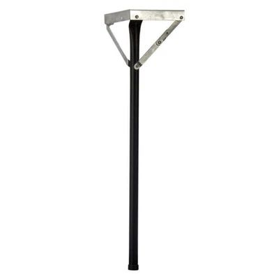 Pata de mesa plegable Waddell Manufacturing GTL29 29 esmalte negro Foto 1 de 3
