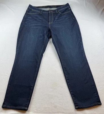 Talbots Curvy Ankle Jeans Size 14 Dark Wash  - Image 1 of 4