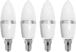 12W LED Candelabra Light Bulbs Candle E14 Non-Dimmable White - Picture 1 of 7