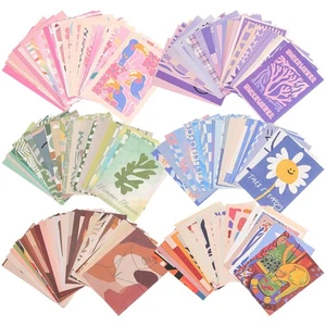 300 Hojas de Papel Estético para Álbum de Recortes, Retro Boho Pastel Pared Collage Scrapboo... - Imagen 1 de 7