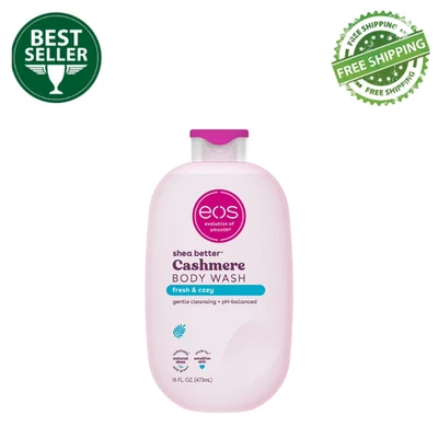 Fórmula de gel cremoso fresco y acogedor lavado corporal de cachemir eos Shea Better, 16 fl oz 2 unidades Foto 1 de 4