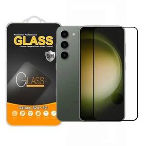 For Samsung Galaxy S24+ 5G Tempered Glass Full Cover Phone Screen Protector - Picture 1 of 24