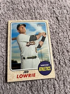 2017 Topps Heritage #226 Jed Lowrie Oakland Athletics - Picture 1 of 1