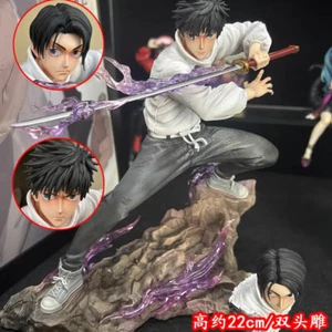 Statua Jujutsu Kaisen Okkotsu Yuta 1/8 PVC Figura 23 cm con Due Teste Collezione - Foto 1 di 6