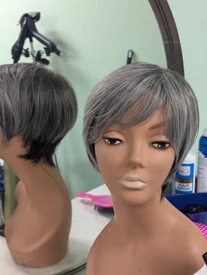 Raquel sintética amigable con el calor Welch Mirage en color RL511 azúcar y carbón Foto 1 de 4