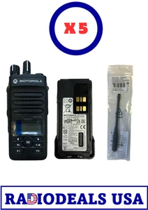 5 x Motorola XPR3500E UHF radio AAH02RDH9VA1AN, Antenna & Battery - Picture 1 of 4