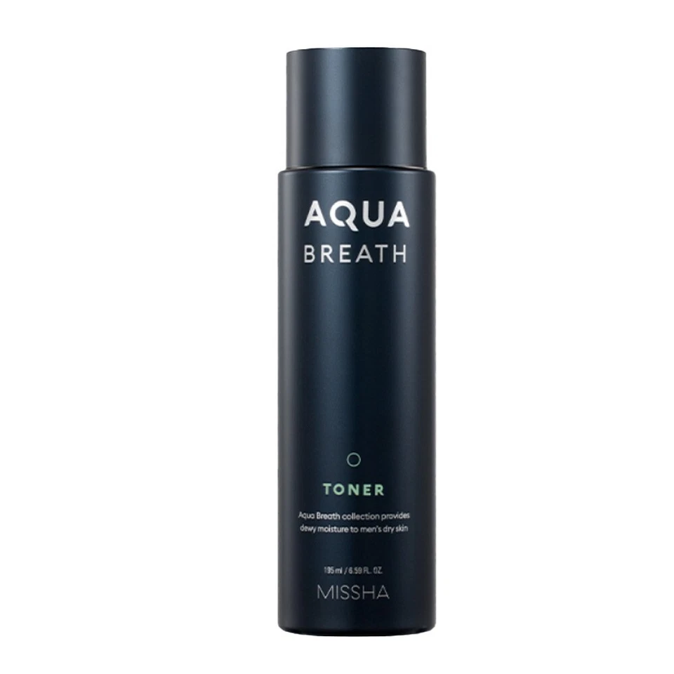 [MISSHA] For Men Aqua Breath Toner - 195ml / Free Gift - Image 1 of 1