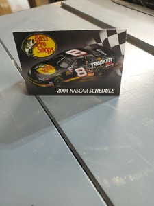  2004 Martin Truex Jr. Bass Pro Shops Nascar Pocket Schedule