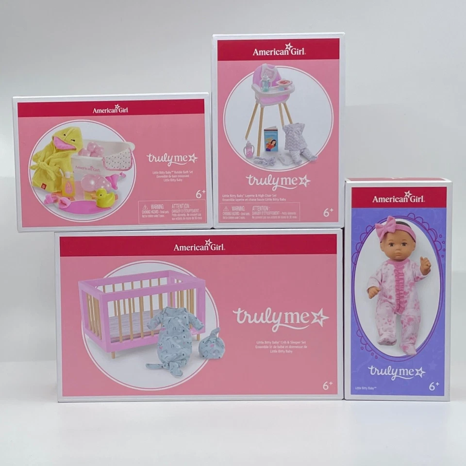 Muñeca bebé American Girl Little Bitty pelo castaño/ojos marrones paquete Truly Me NUEVO Foto 1 de 1