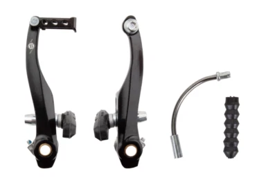 BLACK MOUNTAIN BICYCLE BIKE V BRAKE LINEAR PULL REAR BRAKE BLACK 101mm NEW - Image 1 of 3