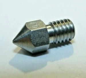 QTY20 STAINLESS STEEL NOZZLE 1.75ID 13L 6MM 0.4 TIP 6HEX 3D PRINTER USA FASTSHIP - Picture 1 of 12