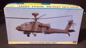 Hasegawa WAH-64D Apache Royal Army Attack Helicopter Model Kit 1:48 #09431