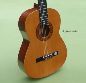 4/4 Höfner Konzert-Gitarre HF15 Fichte massiv bundrein klangvoll Handarbeit Top! - Zdjęcie 1 z 11